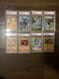 Lot Of 8 Psa Graded Pokemon Cards - Image 1