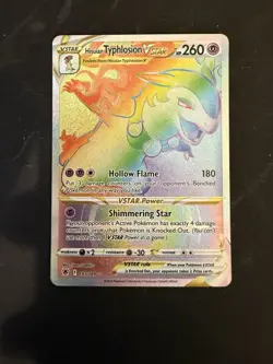 Hisuian Typhlosion VSTAR 193/189 Astral Radiance Secret Rainbow Pokemon Card TCG - Image 1