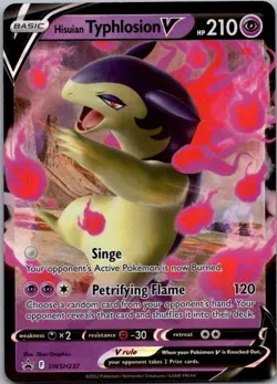 Hisuian Typhlosion V Promo SWSH: Sword & Shield Promo Cards SWSH237 NM - Image 1