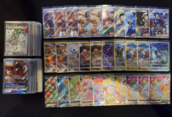 Lot of 150 Pokemon Cards V/VMAX/EX/Full Art/GX/Trainer/Holos Modern Collection - Image 1