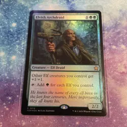 Elvish Archdruid (FOIL) x1 - MTG Foundations FDN #219 - Image 1