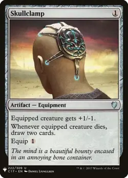 Magic The Gathering MTG SKULLCLAMP Mystery Booster NM Near Mint - Image 1