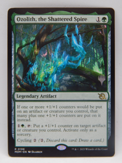 Magic the Gathering TCG - MOM Stamped Promo 0198 - OZOLITH, THE SHATTERED SPIRE - Image 1