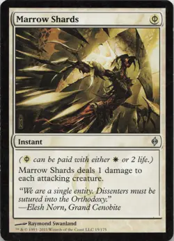 Marrow Shards U New Phyrexia 15 LP-MP - Image 1