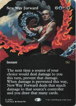New Way Forward (Borderless) - FOIL - R Tarkir: Dragonstorm 367 - MTG - Image 1