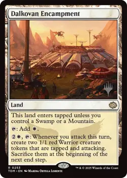 Dalkovan Encampment [Tarkir: Dragonstorm Promos] - Image 1