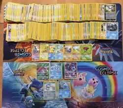 Vintage Pokemon Card Lot Holo Etc MP-Damaged Arceus Sylveon Pikachu Fire - Image 1