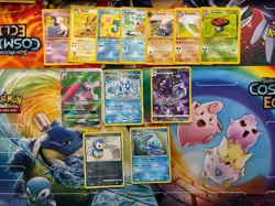 Vintage Pokemon Card Lot Holo Etc MP-Damaged Arceus Sylveon Pikachu Fire - Image 2