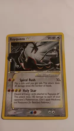 Pokemon Rayquaza Gold Star ex Deoxys 2005 - Image 1