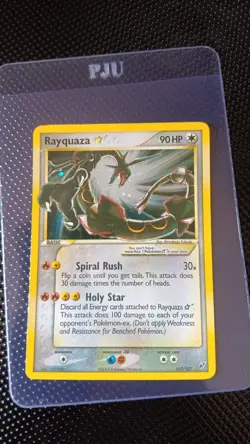 Pokemon Rayquaza Gold Star ex Deoxys 2005 - Image 4