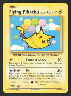 Flying Pikachu 110/108 Pokemon Evolutions - Image 1