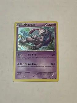 Pokemon TCG Mewtwo XY100 XY Black Star Promo Holo 2015 NICE LOOK!! - Image 3