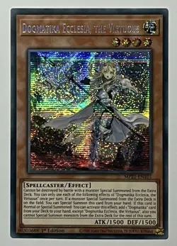 Dogmatika Ecclesia, the Virtuous MP21-EN101 Prismatic Secret Rare 1st Edition - Image 1