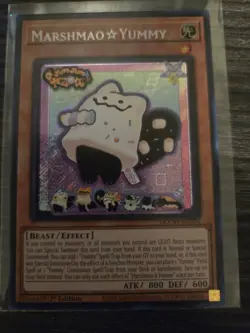 Yu-Gi-Oh! Marshmao Yummy Secret Rare DOOD-EN024 1st Edition Near Mint - Image 2