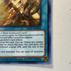 Blaze Cannon - LED7-EN005 - Ultra Rare 1st Edition LP Yugioh TCG - Image 4