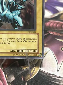 Yu-Gi-Oh Blue-Eyes White Dragon Kaiba SKE-001 Holo Rare 1st Edition - Image 4
