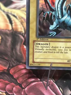 Yu-Gi-Oh Blue-Eyes White Dragon Kaiba SKE-001 Holo Rare 1st Edition - Image 5