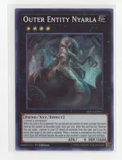 YuGiOh Outer Entity Nyarla SHVA-EN017 Secret Rare 1st Edition Shadows Nm - Image 1