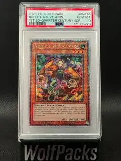 2025 Yu-Gi-Oh - Noh-P.U.N.K. Ze Amin #RA04-EN293 Quarter Century Rare PSA 10 - Image 1