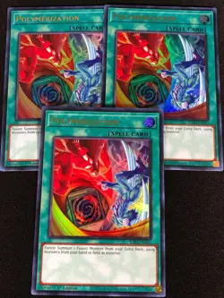 Yugioh Polymerization Hero Art RA03-EN051 1st Ultra x3 (NM) - Image 1