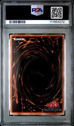 2003 YU-GI-OH! JAPANESE INVADER OF DARKNESS #010 DARK MAGICIAN OF CHAOS PSA 8 - Image 2