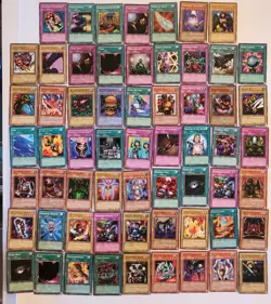 Lot of 60 Vintage Yu-Gi-Oh Card Set Rare Uncommon Cards NM-VG - Image 1