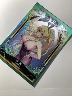 Leafa Bunny Sword Art Online Goddess Story Holo Doujin Waifu Girl Card Sexy ACG - Image 3