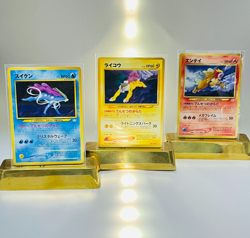 Pokemon Suicune #245 Raikou #243 Entei #244 Neo Revelation 2000 WOTC Japan (NM-) - Image 1