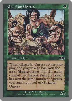 Ghazban Ogress Unglued NM Green Common MAGIC THE GATHERING MTG CARD ABUGames - Image 1