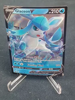 Glaceon V - SWSH196 - Pokemon Sword & Shield Promo Ultra Rare Holo Card - Image 1