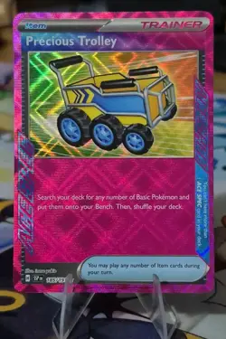 Precious Trolley - Surging Sparks 185/191 Ace Spec - Pokemon TCG Card Near Mint - Image 1