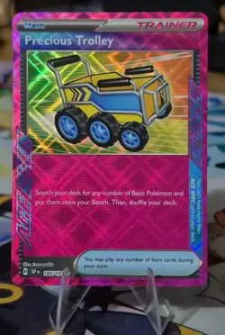 Precious Trolley - Surging Sparks 185/191 Ace Spec - Pokemon TCG Card Near Mint - Image 2