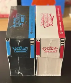 Pokemon White Flare Black Bolt Set- Both CENTER ETB’s Elite Trainer Box- Sealed - Image 3