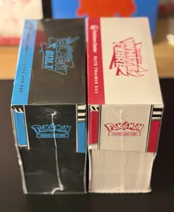 Pokemon White Flare Black Bolt Set- Both CENTER ETB’s Elite Trainer Box- Sealed - Image 4