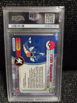 PSA 10 2000 Pokemon Game Topps Chrome Gyarados TV Rare Series 2 GEM MINT 130 - Image 2
