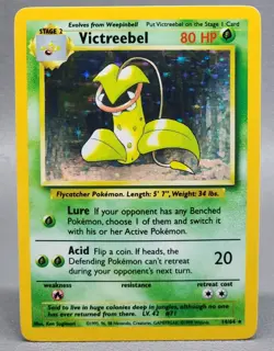 Victreebel 14/64 Jungle Holo Rare NO SYMBOL ERROR Pokemon TCG WOTC - VLP - Image 1