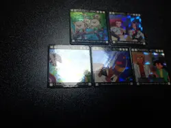 Pokemon Bros GB Pocket Mini Card Prism Holo x5 Team Rocket Ash etc #5889 EX/VG - Image 2