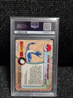 PSA 10 2000 Pokemon Game Topps Chrome Dragonair TV Rare Base Series 2 GEM MINT - Image 2