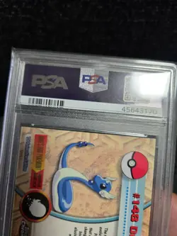 PSA 10 2000 Pokemon Game Topps Chrome Dragonair TV Rare Base Series 2 GEM MINT - Image 5
