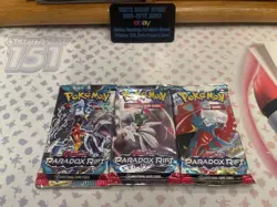 Pokemon TCG Scarlet & Violet - Paradox Rift Booster Packs-Lot of 3 ! - Image 1