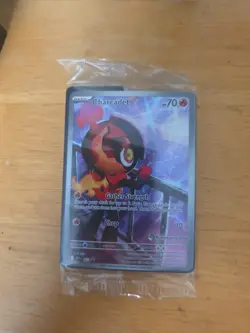 Pokemon TCG Phantasmal Flames Charcadet Pokemon Center ETB Stamped Promo Sealed - Image 1