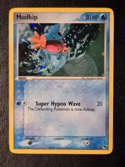 Mudkip 11/17 - Holo Common (POP Series 4) - Heavily Played Pokemon Card - Image 1
