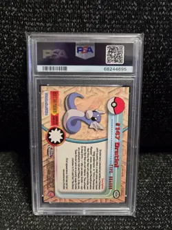 PSA 10 2000 Pokemon Game Topps Chrome Dratini TV Rare Base Series 2 GEM MINT 147 - Image 2