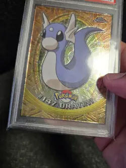 PSA 10 2000 Pokemon Game Topps Chrome Dratini TV Rare Base Series 2 GEM MINT 147 - Image 4