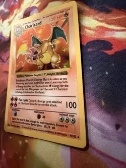 1999 Pokemon Base Set Shadowless Charizard Holo 4 / 102 WOTC Vintage - Image 3