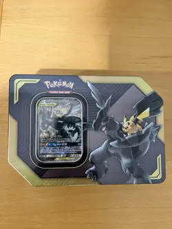 Pikachu & Zekrom GX Tin Sealed Tag Team Pokemon - Image 1
