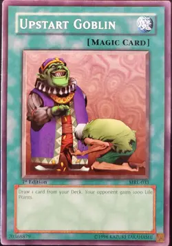 Yu-Gi-Oh! Upstart Goblin MRL-033 Magic Ruler 1st Edition (2002) Near Mint - Image 1
