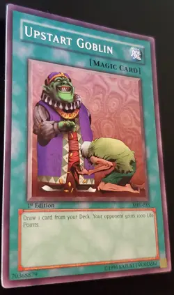 Yu-Gi-Oh! Upstart Goblin MRL-033 Magic Ruler 1st Edition (2002) Near Mint - Image 2