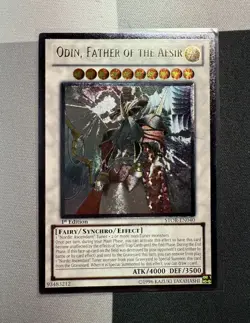 STOR-EN040 Odin, Father Of The Aesir Ultimate Rare 1st Edition Mint Yugioh Card - Image 1