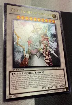 STOR-EN040 Odin, Father Of The Aesir Ultimate Rare 1st Edition Mint Yugioh Card - Image 2